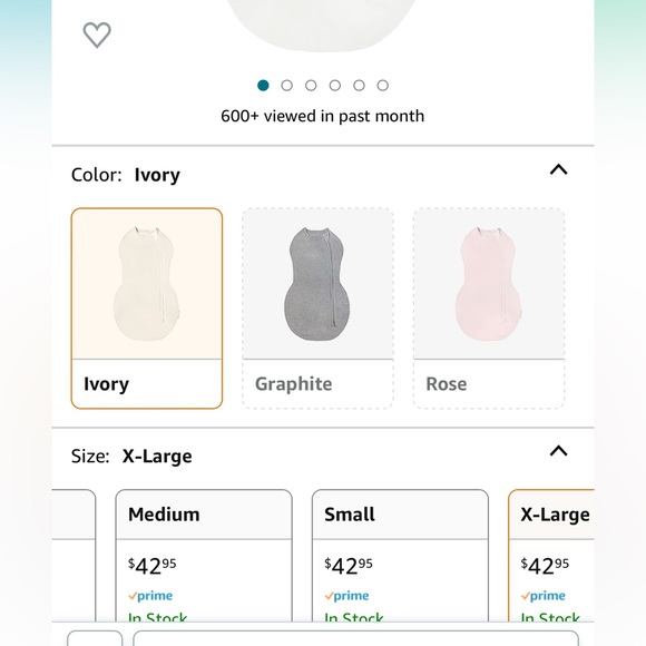 Happiest Baby Sleepea 5 Second Swaddle Organic Cotton New Unopened - Picture 4 of 6